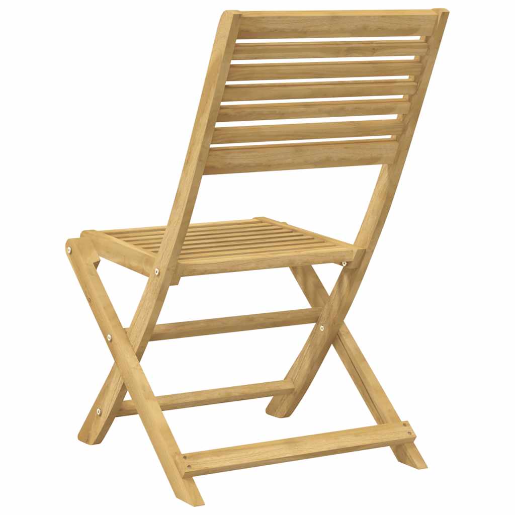 Garden Chairs 2 pcs. Foldable 48.5 x 61.5 x 87 cm Solid Acacia Wood