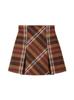 Roving Check Mini Skirt SWFS244086 RED [Sneider] Women's