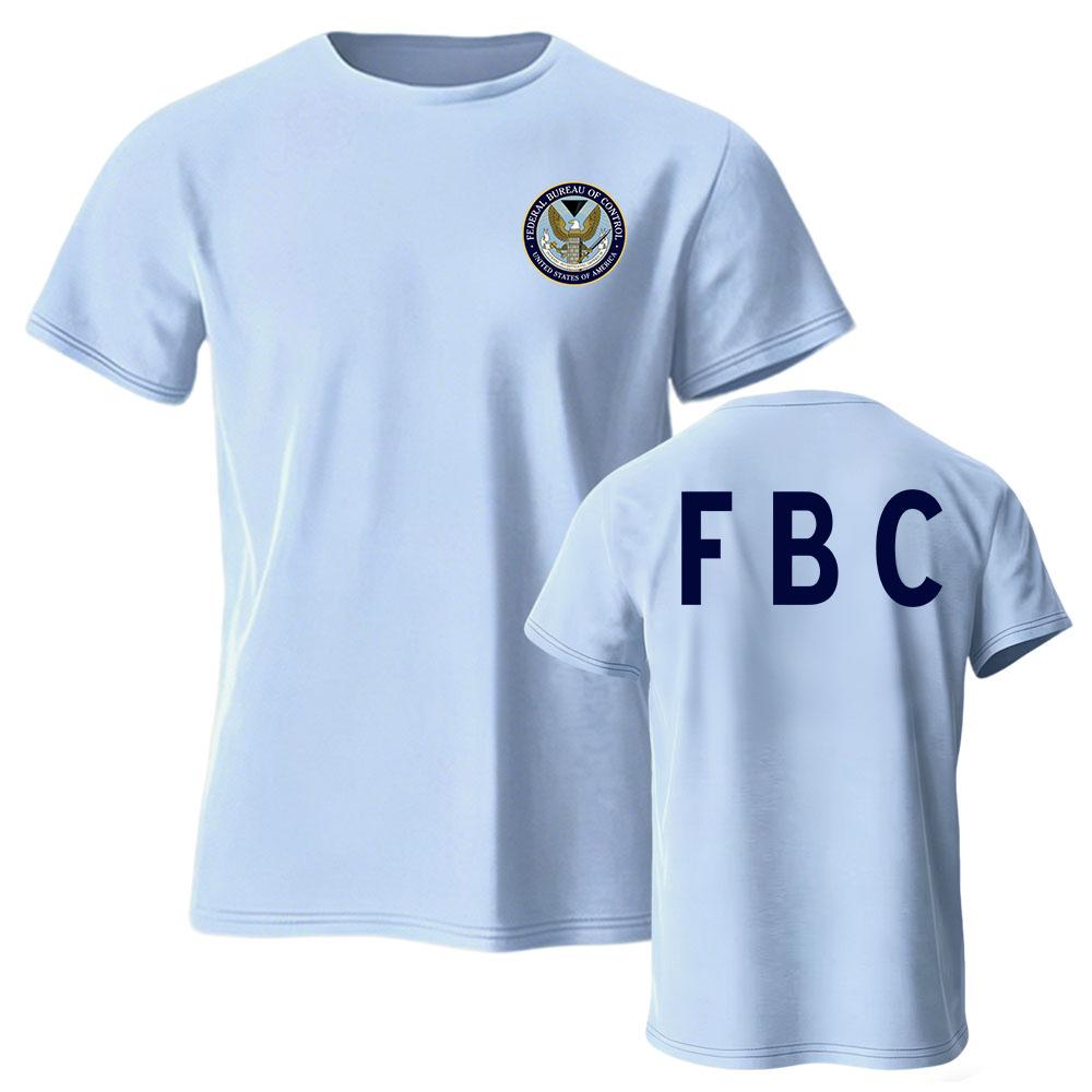 Federal Bureau of Control Tee FBC Graphic Print T-shirt Unisex Streetwear Short Sleeve Cotton Soft Tshirts Men Women Tops