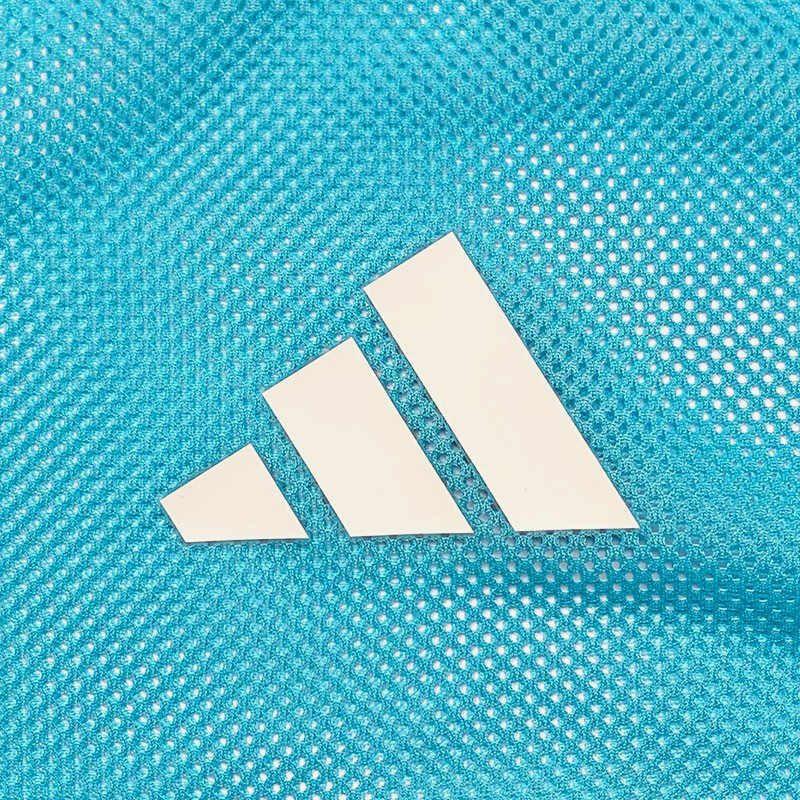 adidas Мужские майки синие с круглым вырезом тонкие прямого кроя HP0733