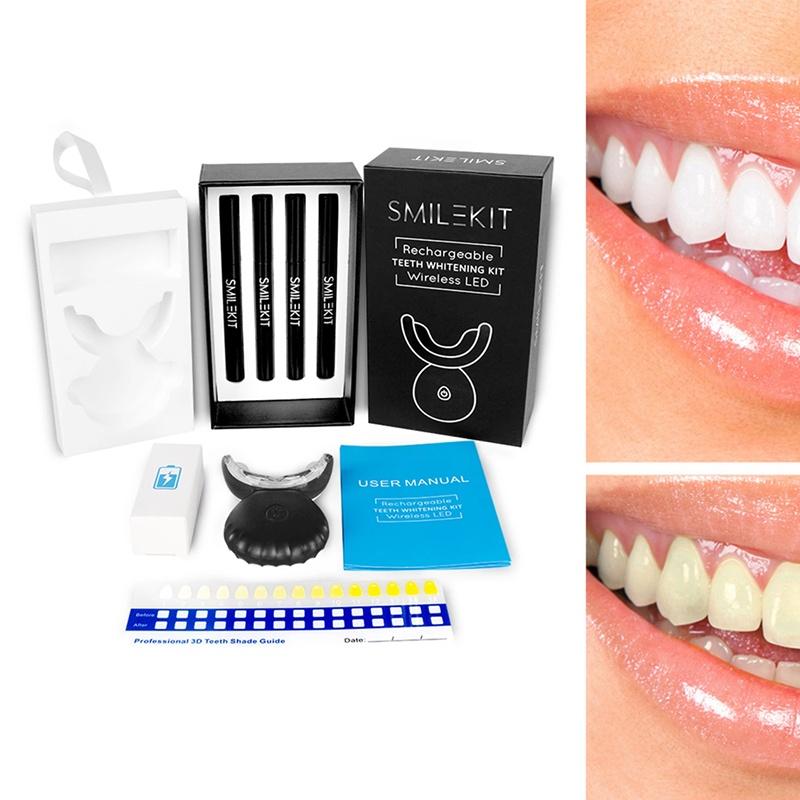 Whitening Smilekit Teeth Light Lamp Kit Tooth Whitener Oral Care Hygiene White