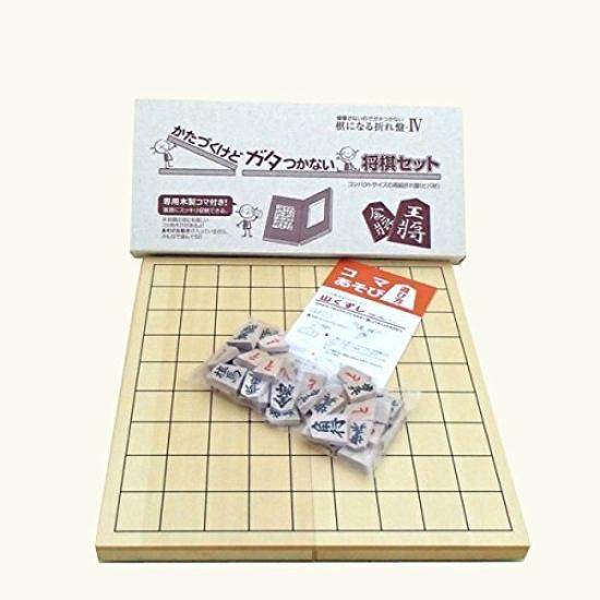Доска для сёги Складная доска для сёги с 4 японскими фигурами, которую легко носить и устанавливать (сделанный кипарис) магазин.