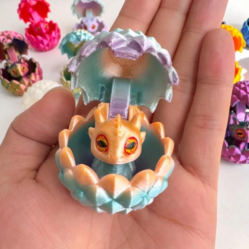 Мини 3D-печатное яйцо дракона Креативная имитация модели животного Сувениры для вечеринки по случаю дня рождения