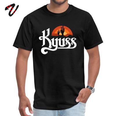 Kyuss Группа На Распродаже Футболки с Коротким Рукавом Повседневные Кришна Круглый Вырез Топы для Мальчиков Футболка Индивидуальная Футболка Осень