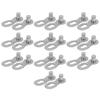 10 Pair 10 Speed Steel Bike Bicycle Chain Missing Link Connector Parts Cycling Accessory Silver