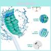Philips Sonicare C1/2 Сменные насадки для зубной щетки Упаковка из 4 штук Мягкие и эффективные