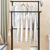 Movable Coat Rack Bedroom Clothes Hanger Pulley Shelf Clothes Storage Racks Simple Assembly Wardrobe Hat Clothes Organizer