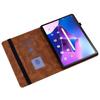Для Lenovo Tab M10 (Ген 3) Кожаный чехол с тиснением в виде сердца, складная подставка, слот для карт, держатель для стилуса, чехол для планшета