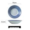 ZISIZ Underglaze Ceramic Small Round Plates
