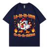 Fashion Lava Chicken Movie Funny T Shirt Men Women Clothing Harajuku Cartoon Short Sleeve T-shirt Summer Casual Cotton T-shirts