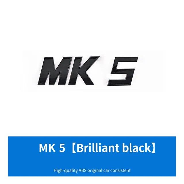 3D ABS буквы MK5 MK6 MK7 MK7.5 эмблема автомобиля значок наклейка для VW volkswagen GOLF автомобиль крыло багажник задняя наклейка