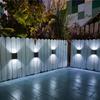 4X Lampki Solarne Zestaw Lampa Solarna Led Zewnętrzna Ścienna Kinkiet