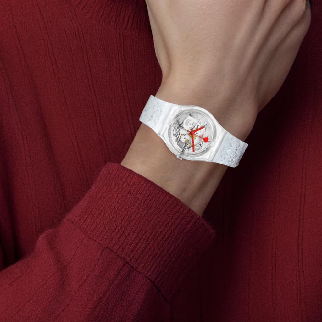 Swatch Унисекс 34-миллиметровые скелетон-часы SO28Z129 SO28Z129