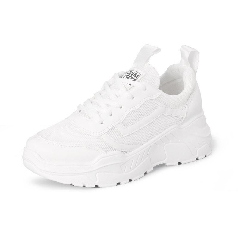 Fashion Women Casual Shoes White Platform Sneakers Thick Sole Women Shoes Summer Mesh Sneakers Breathable Lightweight Walking Shoes