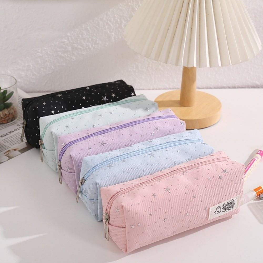 Large Capacity Pencil Case Star Print Pencil Pouch INS Pen Bag  Gift