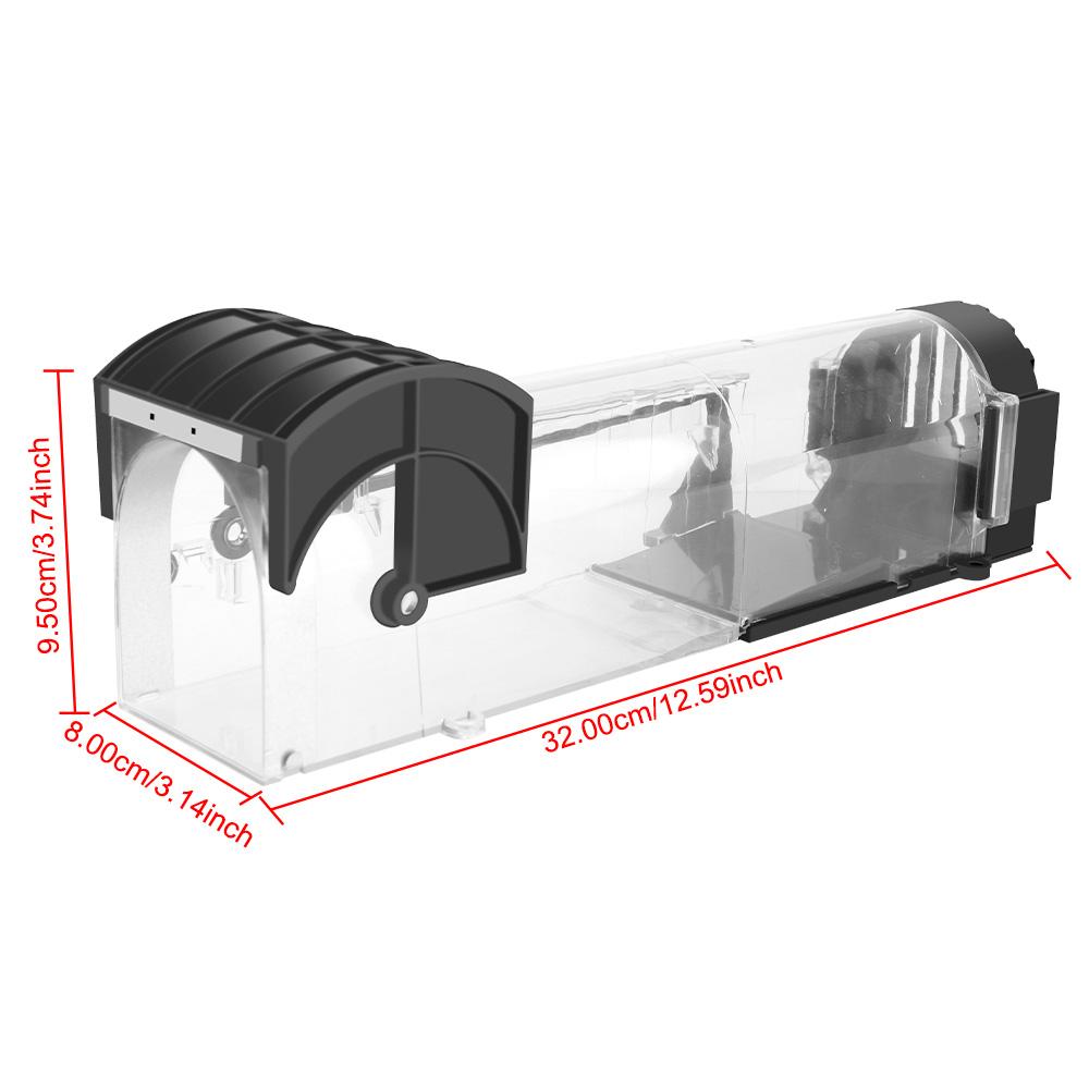 Многоразовая для внутреннего и наружного сада, бытовая мышеловка, пластиковая ловушка для грызунов, умная самоблокирующаяся мышеловка, безопасная и прочная