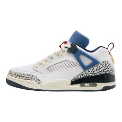 Мужские кроссовки Air Spizike Low Motion Pack кремово-белые армейско-темно-синие HM3712-164