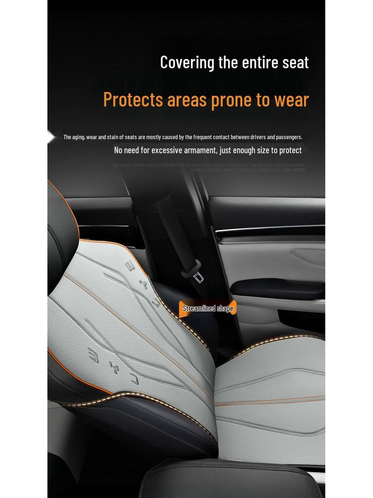 2020 BYD Song PLUS Slim Waist Leather Car Seat Cushion - All-Season, Custom Fit