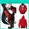 Роскошно мягкая и стильная толстовка с капюшоном с 3D-принтом Kakegurui Jabami Yumeko