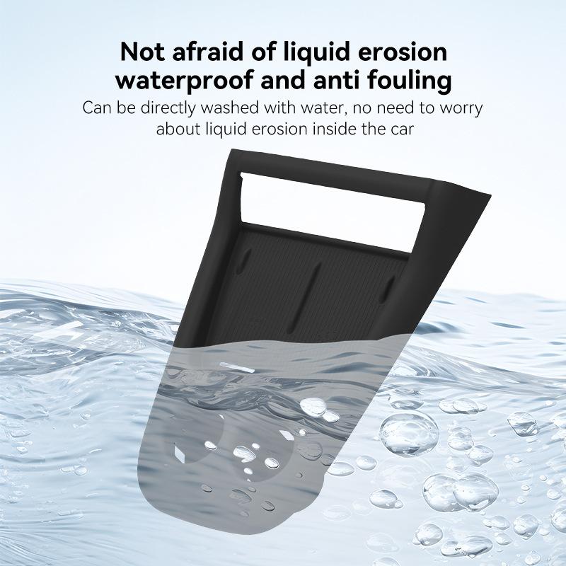 Custom Fit Silicone Wireless Charging Pad & Cup Holder Liner for 2026 Nissan NX8 Anti-Slip Dust-Proof Console Mat All-in-One