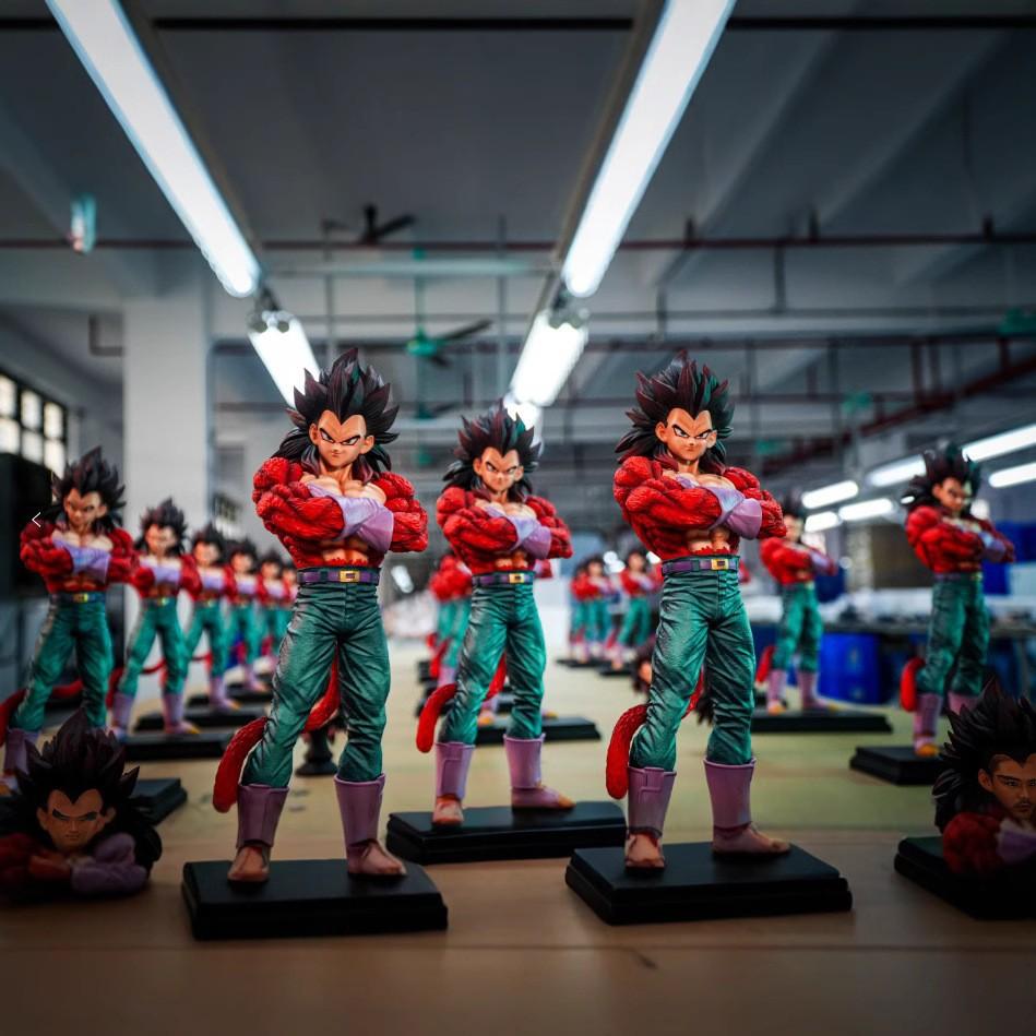 Jt New 30cm Dragon Ball Anime Figure Super Saiyan 4 Vegeta Figure Ssj4 Action Figures Goku Pvc Statue Collection Model Toys Gift