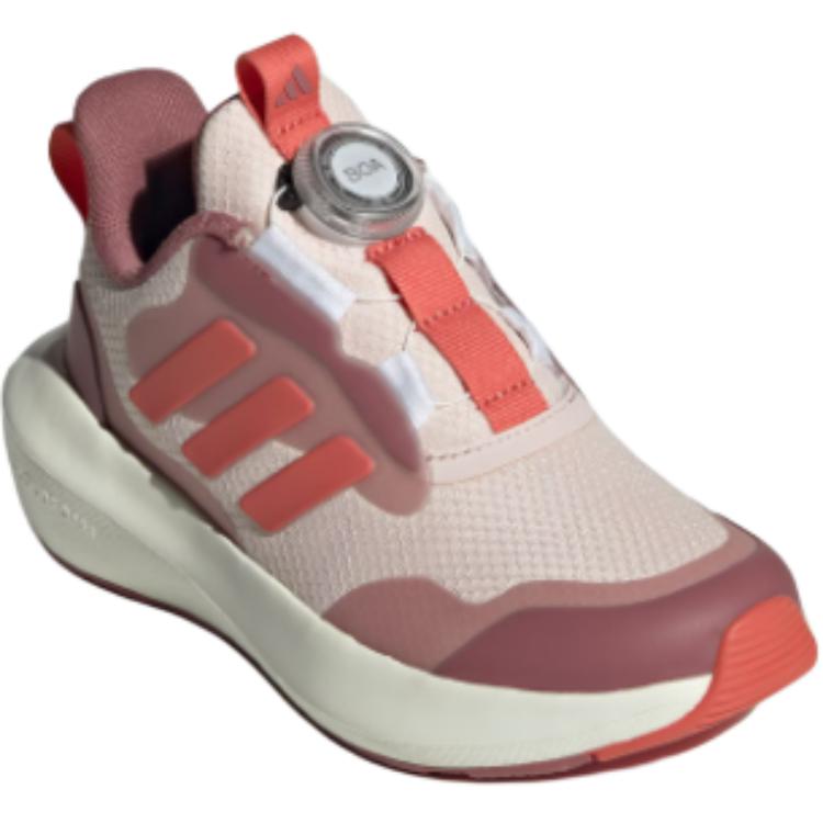 Adidas Fortarun 3.0 Trendy Comfortable Slip-Resistant Durable Low-Top Casual Shoes Kids Sneaker Beige IF4131