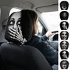 2Pcs Comfortable Halloween Car Headrest Cover Automotive Seat Headrest Cover  All Seasons Use