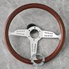 14Inch GRAND PRIX JDM Classic Wood Steering Wheel Universal ABS Racing Sport Steering Wheel Car Accessories