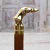 93,98 см Трость для ходьбы для собак, борзых, латунная Трость для охотников, подарок для дедушки, папы, деревянная Трость в стиле ар-деко