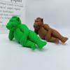 3D-печатная статуэтка-украшение инопланетянина Аляфа, лежащего на боку, Уникальное украшение-декор в дизайне инопланетянина Аляфа, Фантастическое реалистичное украшение-декор