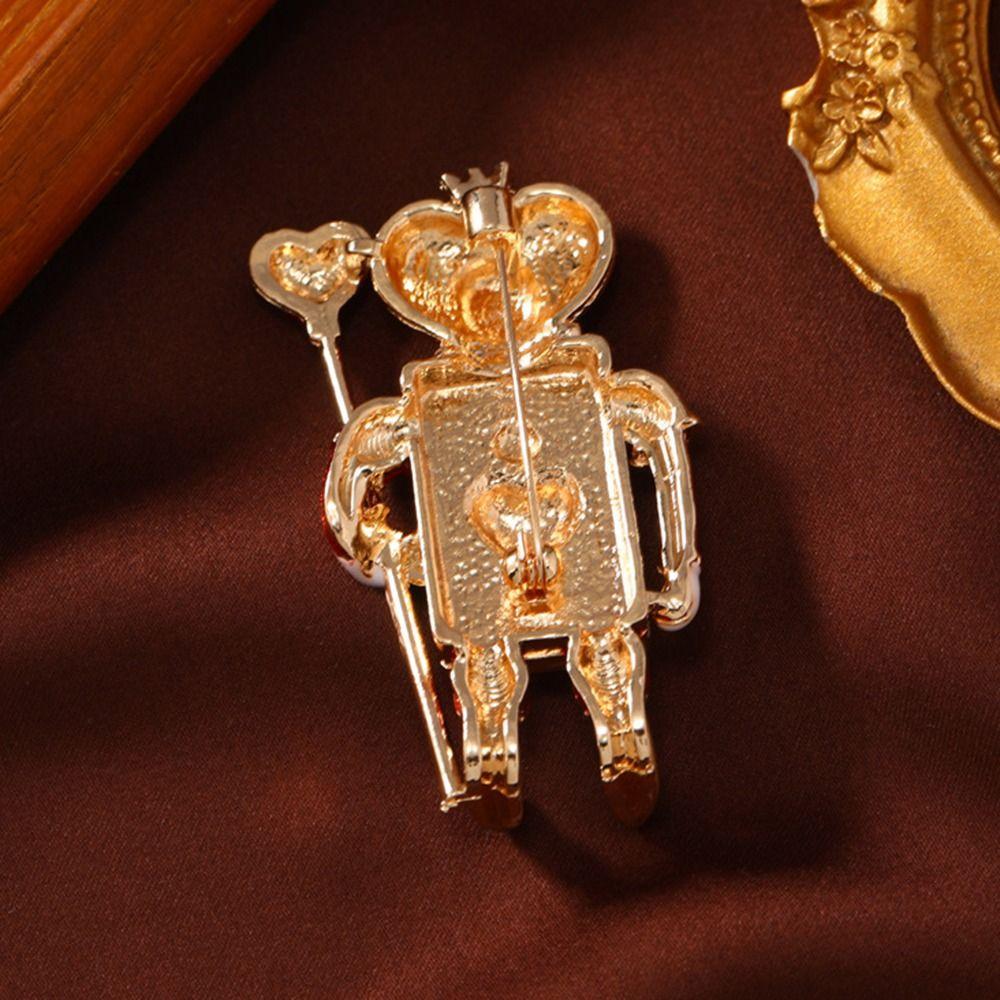 Милая брошь-солдат, мультяшный рыцарь, корсажная клипса, булавка, броши-клоуны, женщина