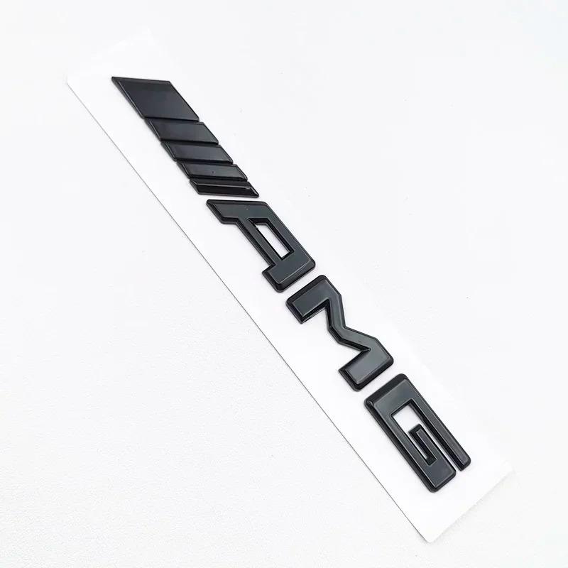 CQQ1 3D ABS Black GLC63S Logo Letters V8 BITURBO 4MATIC Badge Car Rear Star Sticker Trunk AMG Emblem For Mercedes Benz GLC AMG X253