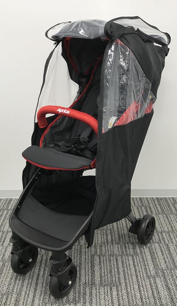 Дождевик для коляски Aprica Nanosmart Magical Air Дождевик совместим с Magical Air и Kururi 2033167 (черный)