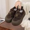 Velcro Thick-soled Bread Shoes, New Bestsellers, Versatile Casual Shoes, Big-headed Student Board Shoes