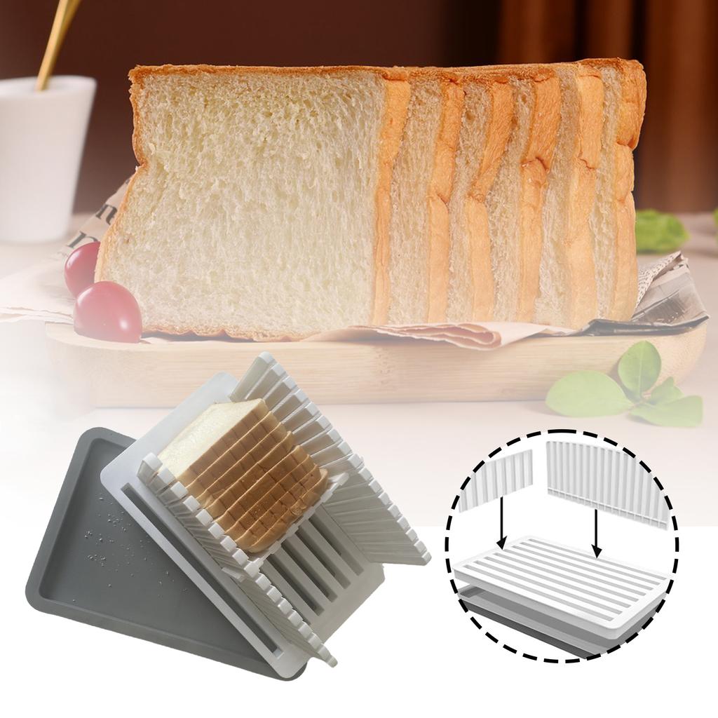 Многоцелевые хлеборезки с поддоном для крошек Быстрая нарезка тостов без грязи Инструмент для кухни