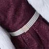 Pearl Decorative Waist Chain High-End Elastic Waist Belt Women'S Waist Accessory Luxurious For Daily Commute Party