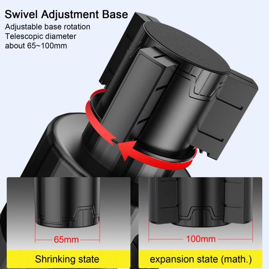 Автомобильный держатель для чашки большого диаметра, вращающееся устойчивое основание, эластичное положение карты, регулируемый расширитель для бутылки с водой, автомобильные аксессуары