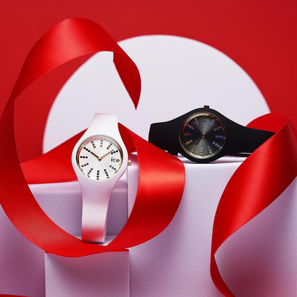 Authorized Distributor Ice Watch Watch 021342 ICE Cosmos Rainbow White Small 2H [Ice-watch] Women's