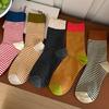 Japanese Striped Socks Children'S Medium Tube Socks Pure Cotton Tide College Style Stockings Women