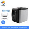 Портативный мини-холодильник для автомобиля и общежития 6 л, горячий и холодный, с полупроводниковым охлаждением