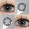 Цветные контактные линзы AMARA для глаз, голубые глаза, зеленые линзы, корейские модные серые линзы для больших глаз, линзы 14,5 мм, ежегодно, 2 шт./пара