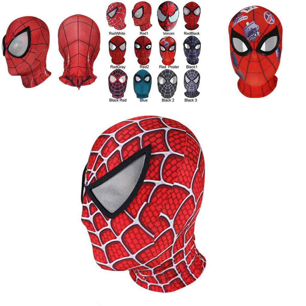 Яркая маска-балаклава Человек-паук Spider Man Майлз Моралес Эластичная для взрослых