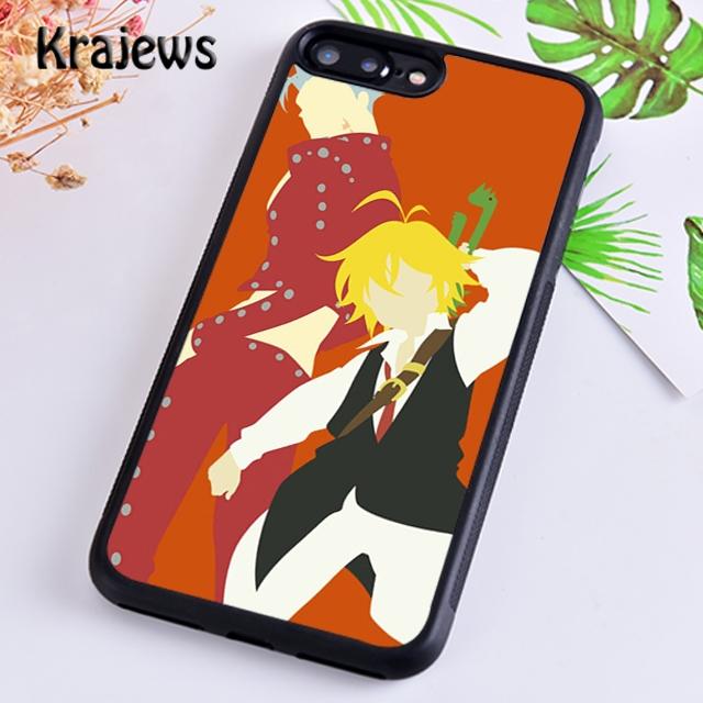 Чехол для телефона Krajews Meliodas Ban «Семь смертных грехов» для iPhone 14 5 6s 7 8 plus X XR XS 11 12 13 pro max Samsung S21 S22 ultra