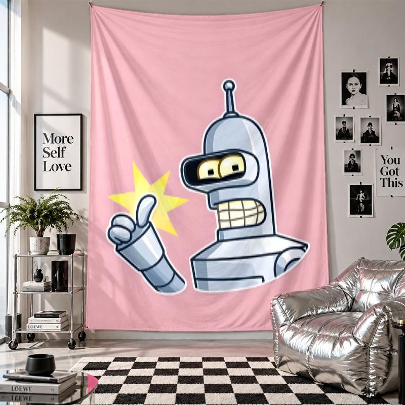 Wall TapestryBender Art Hanging Cloth Decorative Background Cover for Room Decoration