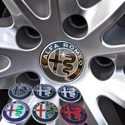 IDRQ9 4 шт. 50 мм 56 мм 60 мм Для Giulietta GT Mito Brera Giulia F1 Stelvio Volante Наклейки на центральные колпачки колес автомобиля