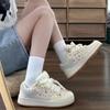 Women's Autumn New Thick-soled Versatile Height-increasing Casual Bread Shoes Soft-soled Sports Board Shoes