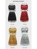Sequined Tassel Latin Dance Dress for Women - Stage Performance Costume
