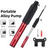 Насос для велосипедных шин из алюминиевого сплава 120PSI, портативный велосипедный насос, телескопический насос для велосипедных шин