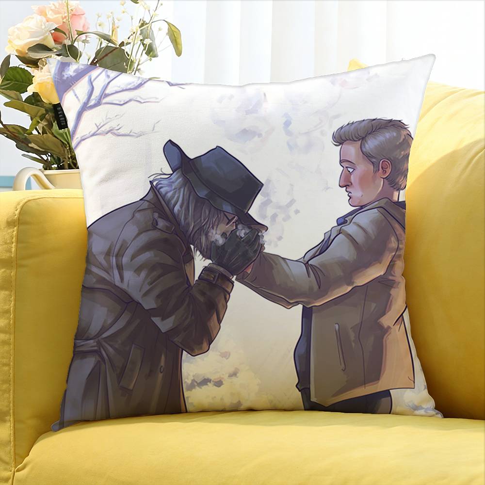 Karl Heisenberg Ethan Winters Wintersberg Various Sizes Square Pillow Case For Car Home Bedchamber Decor