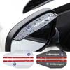 2 шт. Козырек от дождя на зеркало заднего вида для Volkswagen VW Golf Polo Tiguan Passat B6 Jetta Touran CADDY GTI Touareg TDI Beetle MK4